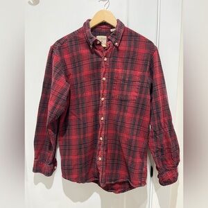 2/$15 👕 RedHead Red & Black Flannel / Plaid Shirt